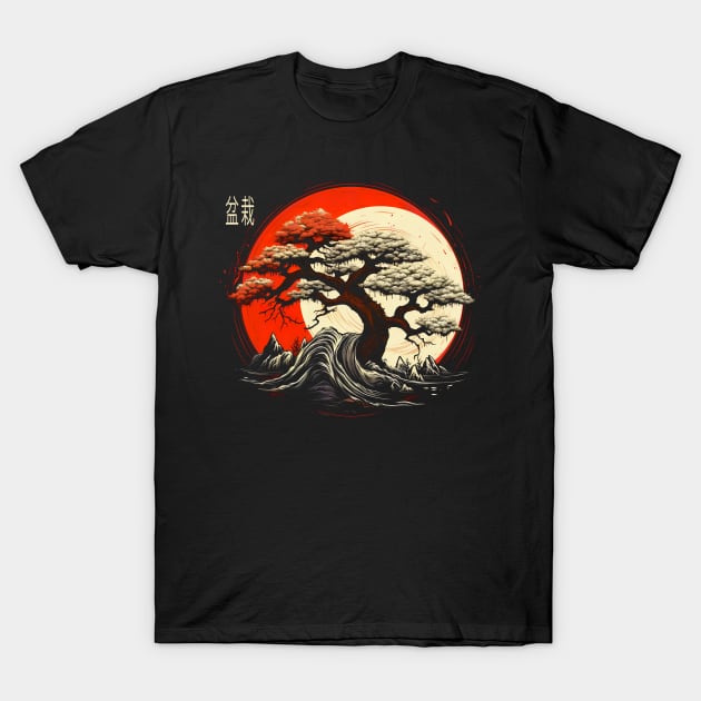 Zen Bonsai Lover - Bonsai Tree T-Shirt by ShirtFace